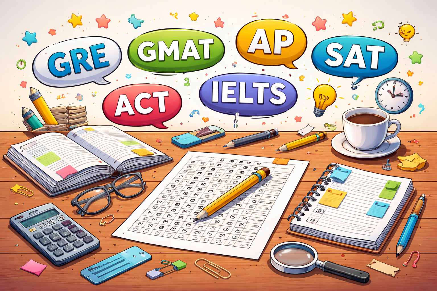 5 Tips on Standardized Test Taking
GRE GMAT AP SAT ACT IELTS